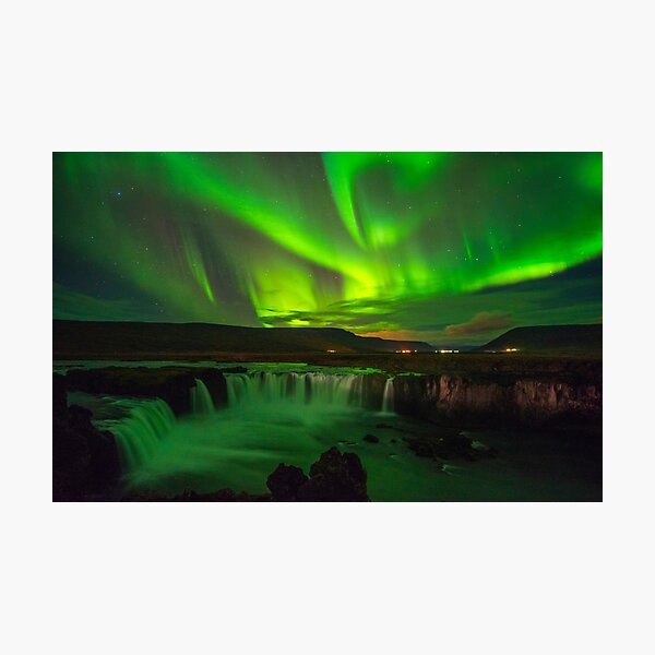 Northern Lights Iceland Photographic Print
