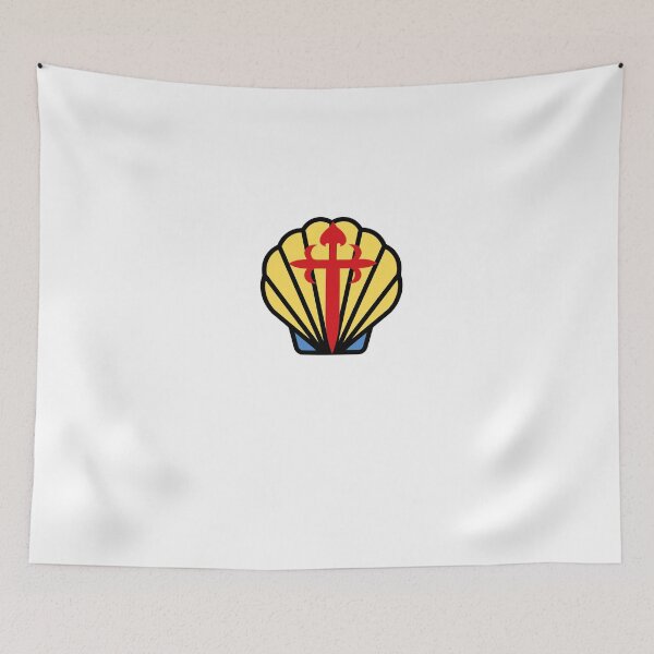 Item preview, St James Seashell Camino de Santiago Sticker designed and sold by explorecity.