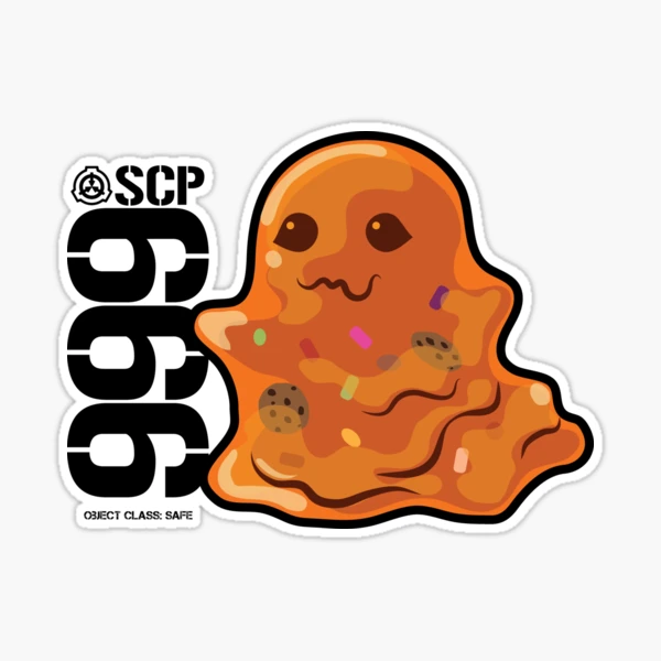 SCP-999 orange blob tickle monster Spiral Notebook for Sale by