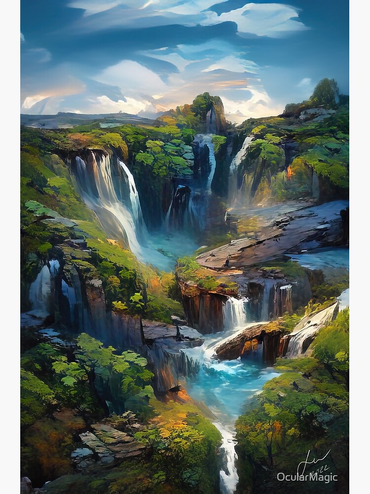 Waterfall by OcularMagic