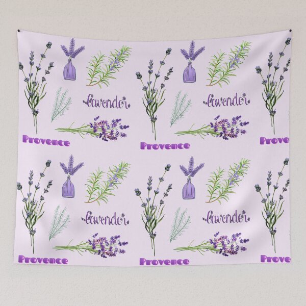 Item preview, Cute Lavender Flowers Mixed Pattern designed and sold by silviaol.