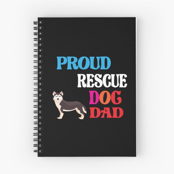 Item preview, Proud Rescue Dog Dad designed and sold by ASSOUKI9.