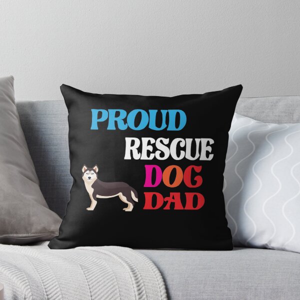 Item preview, Proud Rescue Dog Dad designed and sold by ASSOUKI9.