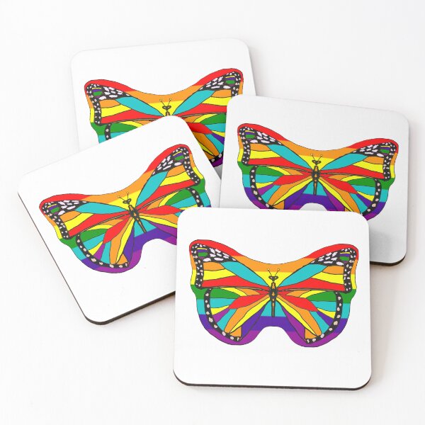 Item preview, Colorful Pride Butterfly designed and sold by VerdeDoodleDuck.