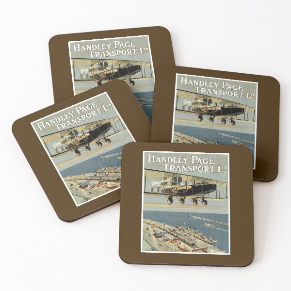 Item preview, HANDLEY PAGE TRANSPORT : Vintage Airline Travel Advertising Print designed and sold by posterbobs.