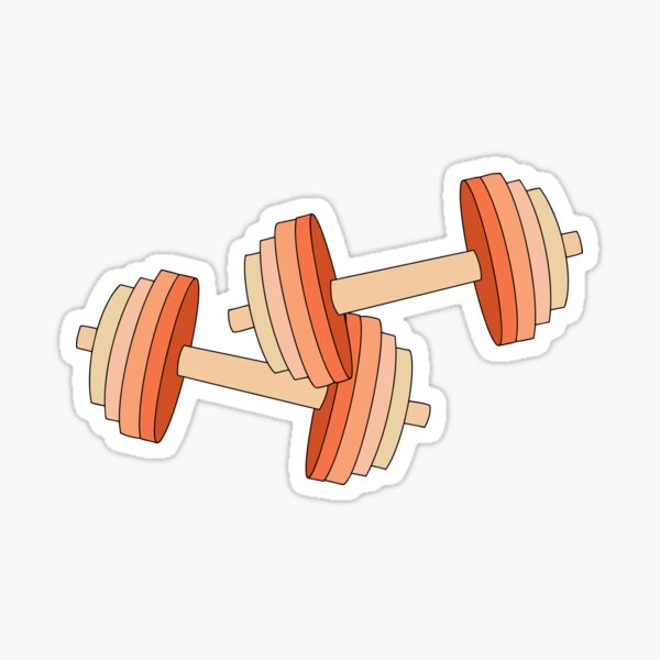 Bent Barbell Barbell Sticker TeePublic, 44% OFF