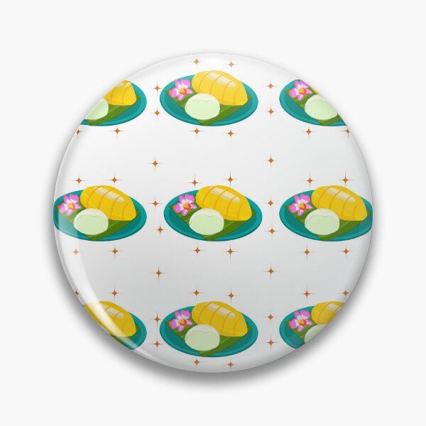 Item preview, Mango sticky rice in seamless pattern designed and sold by TedReallyMatter.