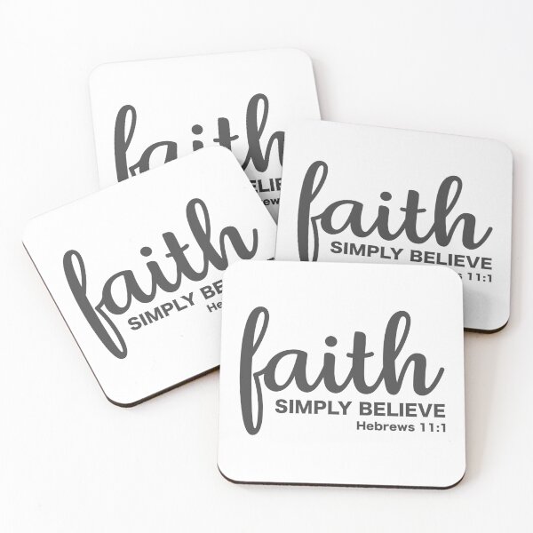 Item preview, Christian Design - Faith, Simply Believe - Hebrews 11 verse 1 designed and sold by simplydesignart.
