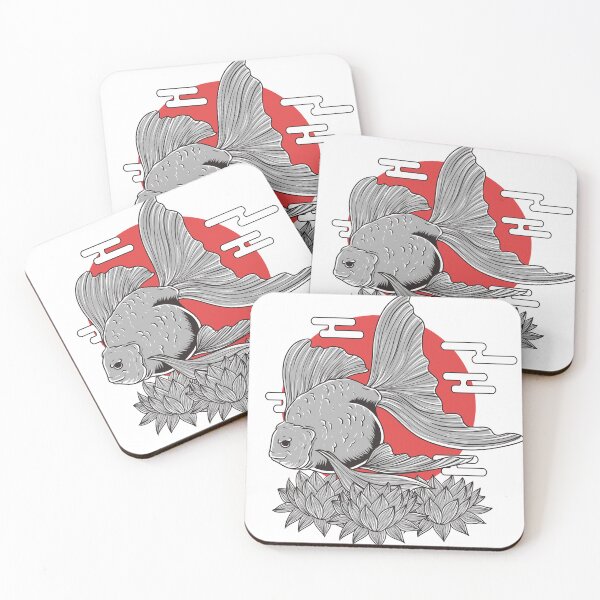 Item preview, Goldfish with Red Background designed and sold by unygara.