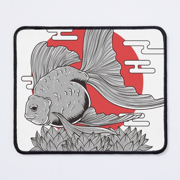 Item preview, Goldfish with Red Background designed and sold by unygara.