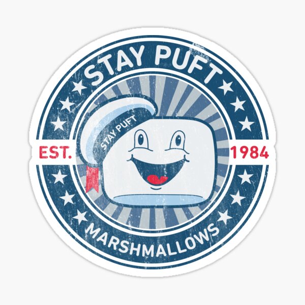 Stay Puft Marshmallows Sticker For Sale By Teearcade84 Redbubble