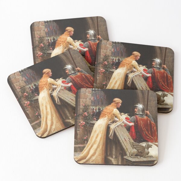 Item preview, God Speed | Edmund Blair Leighton | 1900 Pre-Raphaelite Medieval Art designed and sold by CJET.