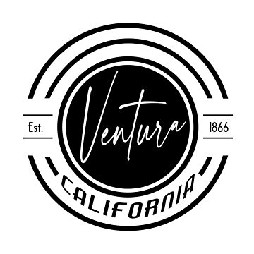 Artwork thumbnail, Ventura California Retro Logo by DRKZone