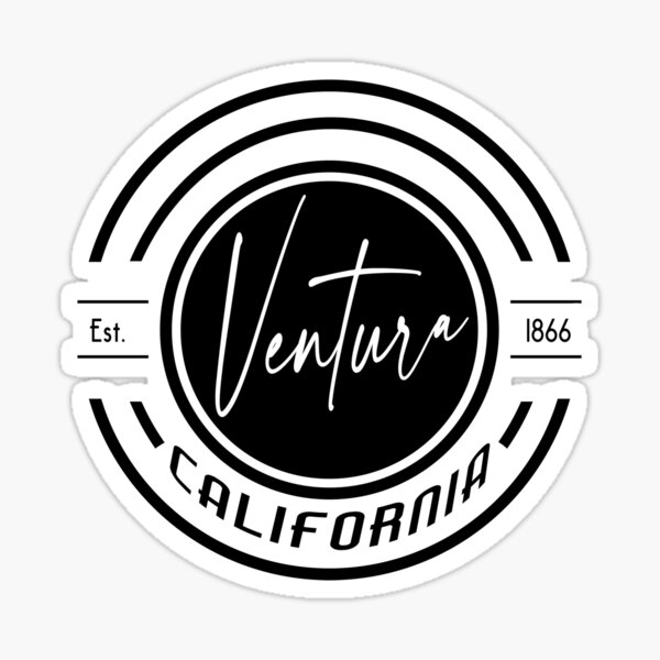 Ventura California Retro Logo Sticker