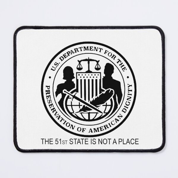Item preview, The 51st State is NOT a Place (Local 58) designed and sold by Lil-Bit-Batty.