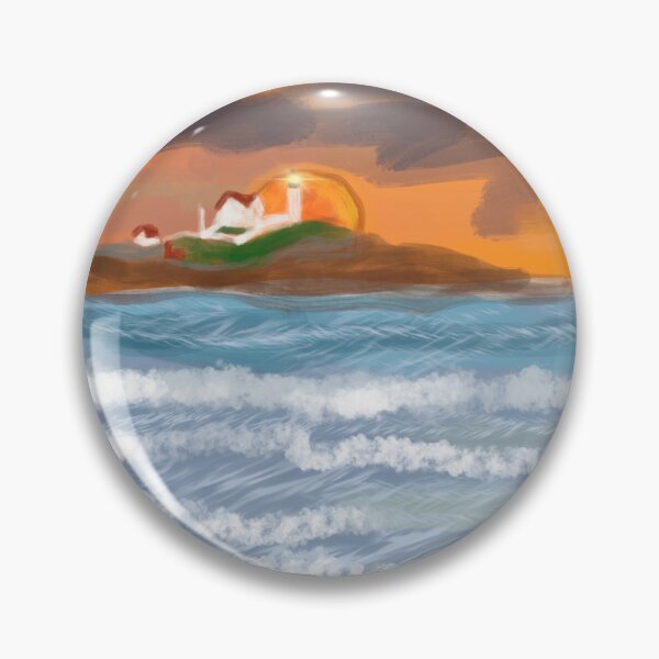 Item preview, Daschund at Nubble Light designed and sold by AllyInDreamland.