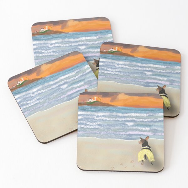 Item preview, Daschund at Nubble Light designed and sold by AllyInDreamland.