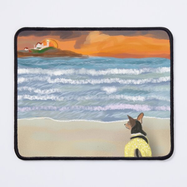 Item preview, Daschund at Nubble Light designed and sold by AllyInDreamland.