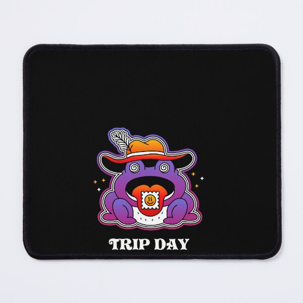Item preview, Psychedelic frog taking acid on a trip day pop art illustration designed and sold by paulo silveira.