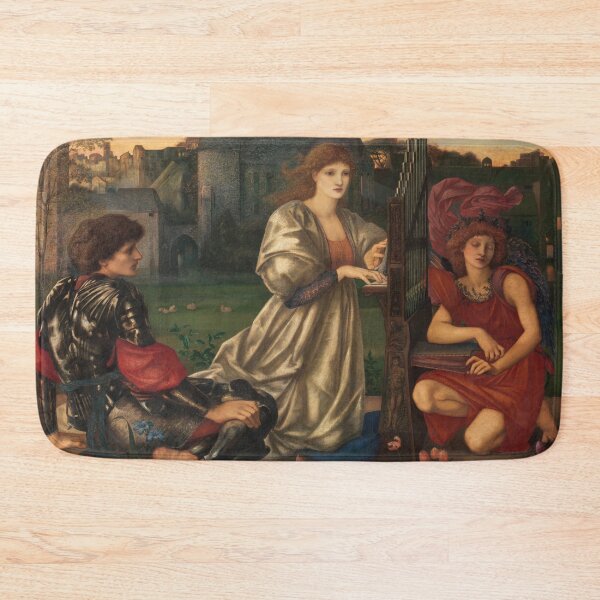 Item preview, The Love Song | Sir Edward Burne-Jones | 1868 Pre-Raphaelite Art designed and sold by CJET.