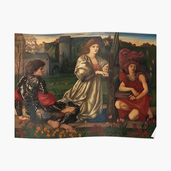"The Love Song Sir Edward BurneJones 1868 PreRaphaelite Art