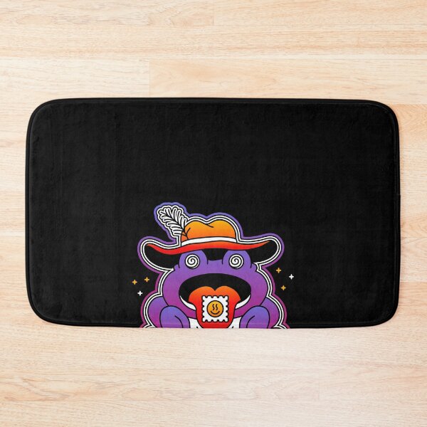 Item preview, Psychedelic frog taking acid on a trip day pop art illustration designed and sold by paulo silveira.
