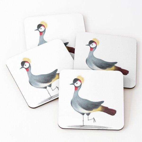 Item preview, East African Crowned Crane designed and sold by julianamotzko.