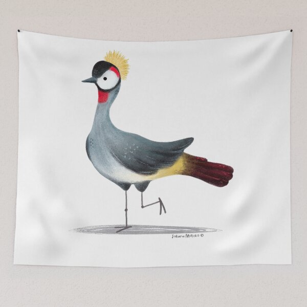 Item preview, East African Crowned Crane designed and sold by julianamotzko.