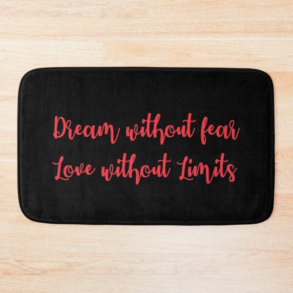Item preview, Dream without fear Love without Limits, Positivity, Inspirational, Motivational, Minimalist, Typography, Aesthetic Text designed and sold by DULCE76.