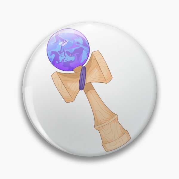 Item preview, kendama in blue/violet designed and sold by mantelopes.