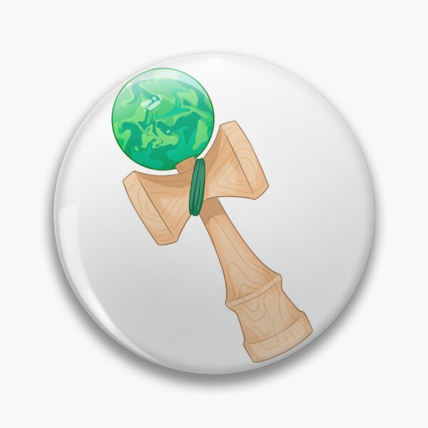 Item preview, kendama in green designed and sold by mantelopes.