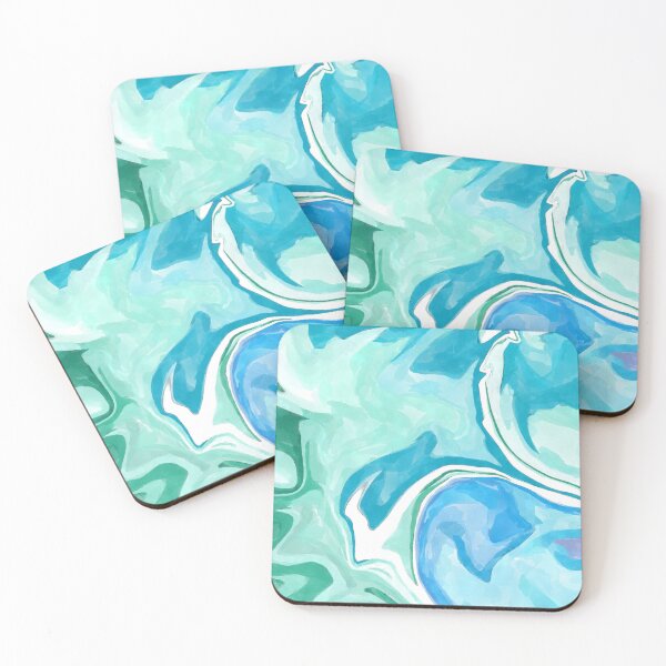 Item preview, Emerald Turquoise Sea Watercolor designed and sold by slimbirdy.