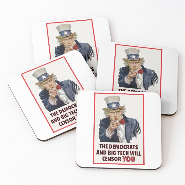 Item preview, Uncle SAm: Democrats & Big Tech Censor You designed and sold by redbruhl.