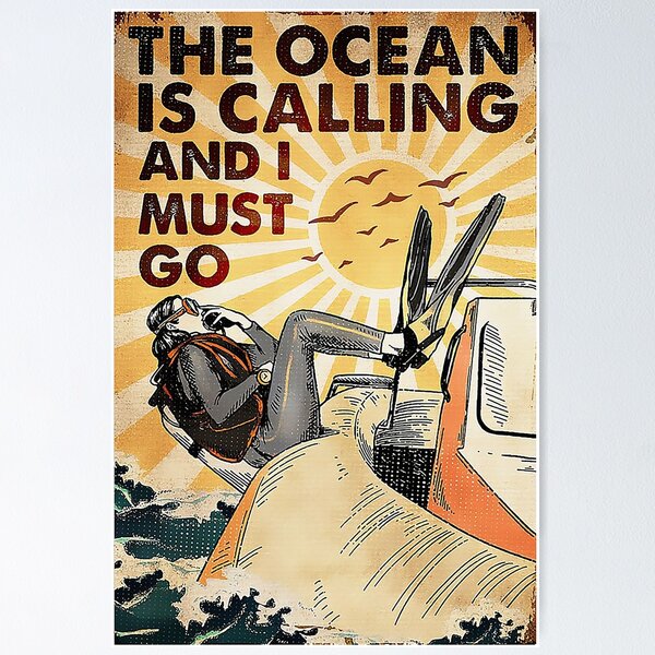 Item preview, Scuba Diving The Ocean Is Calling And I Must Go designed and sold by TaryGambit95.