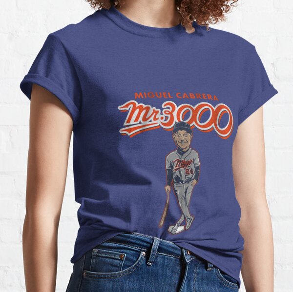 Celebrate Miguel Cabrera's 3000th hit with a new Detroit Tigers shirt