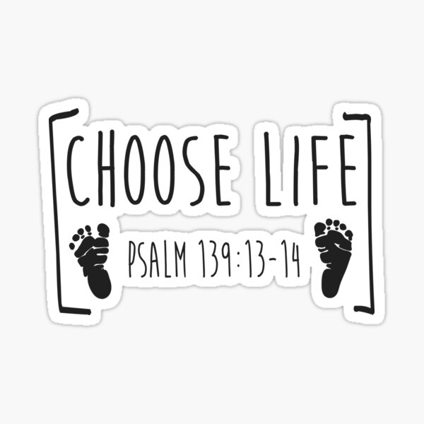 3x9 inch Easy to Be Pro Choice. The One Being Killed Bumper Sticker Life God 