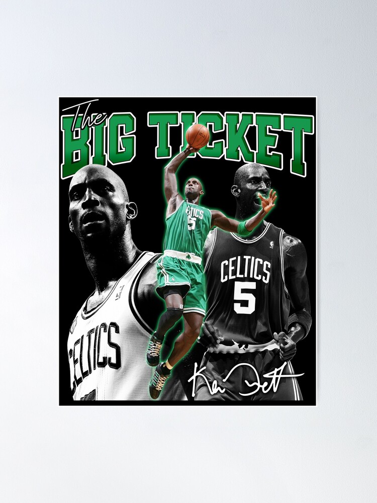 Kevin Garnett The Big Ticket Basketball Legend Signature Vintage 90s  Bootleg Unisex T-Shirt – Teepital – Everyday New Aesthetic Designs