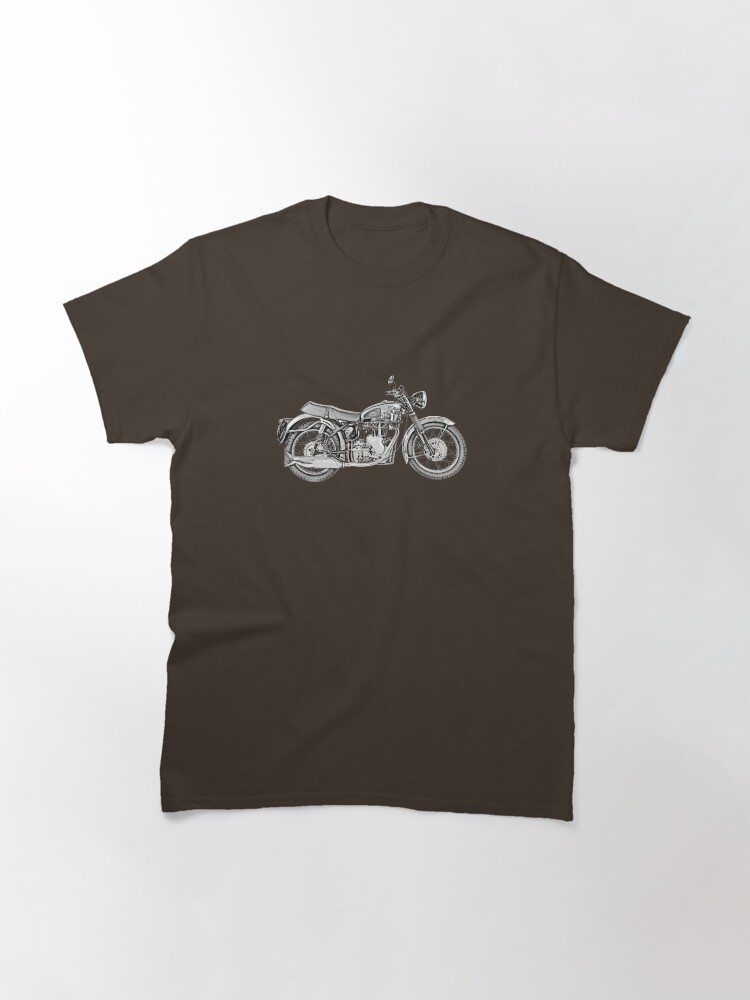Alternative Ansicht von 1952 Velocette Venom Motorrad Classic T-Shirt
