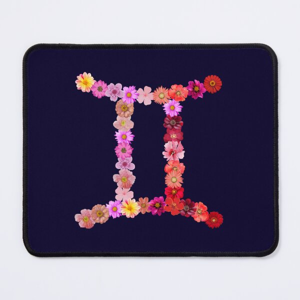 Item preview, Floral Gemini Zodiac Symbol designed and sold by Hellofriendco.