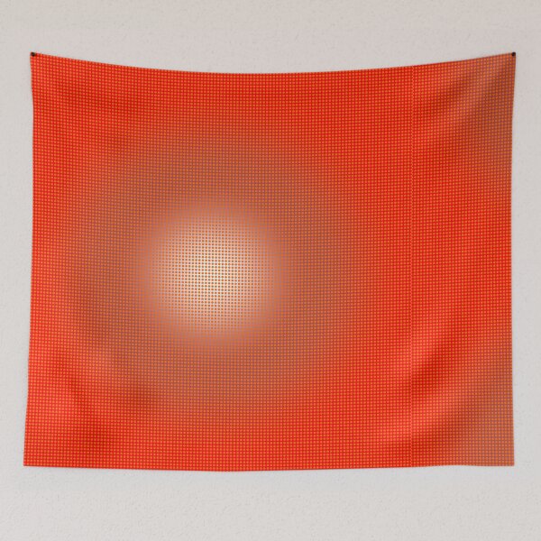 Item preview, Red and Orange faded Polka-dot textile designed and sold by SoniasArtwork.
