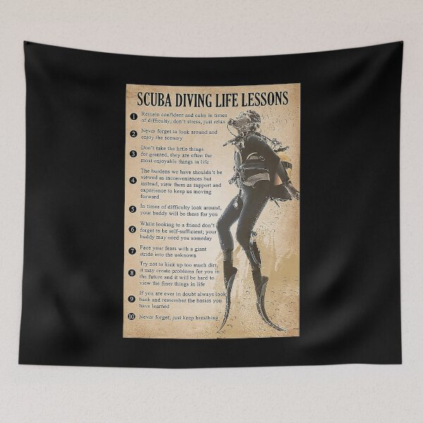 Item preview, Scuba Diving Life Lessons designed and sold by TaryGambit95.