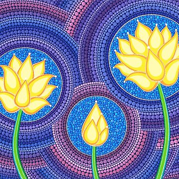 Artwork thumbnail, Dreamy Lotus Family by ElspethMcLean