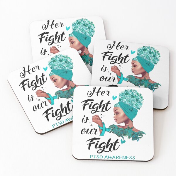 Item preview, PTSD Awareness - Her Fight is Our Fight designed and sold by RidnerStore.