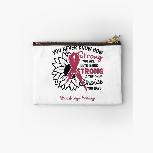 Item preview, Brain Aneurysm Awareness - You never know how STRONG you are until being STRONG is the only CHOICE you have designed and sold by Aaron309.