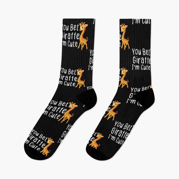 Item preview, You Bet Giraffe I'm Cute Cute  Animal  designed and sold by AMERZAGUE DESIGN.