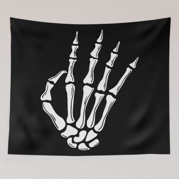 Item preview, Four Skeleton Hand Sign designed and sold by BEyourself be.