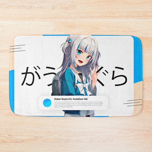 Item preview, Aesthetic Gawr Gura Banner Design designed and sold by kylewords00.