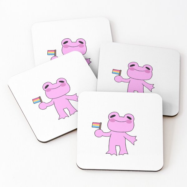 Item preview, pan pink frog designed and sold by zSkulli.