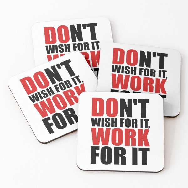 Item preview, don t wish for it work for it designed and sold by Vinapars.