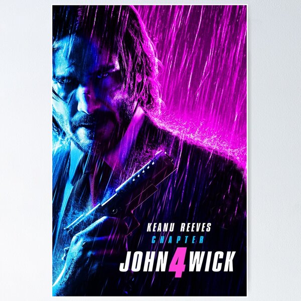 JOHN WICK 4 art Netflix The other side of life Poster by Hosa93